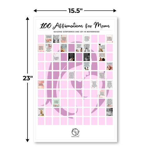 Scratch Poster - 100 Affirmations for Mom