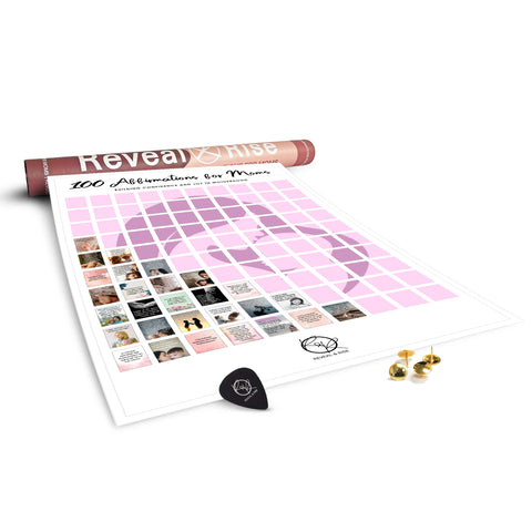 Scratch Poster - 100 Affirmations for Mom
