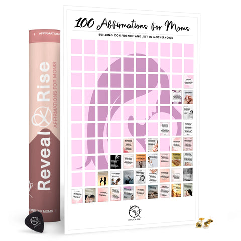 Scratch Poster - 100 Affirmations for Mom
