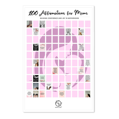 Scratch Poster - 100 Affirmations for Mom