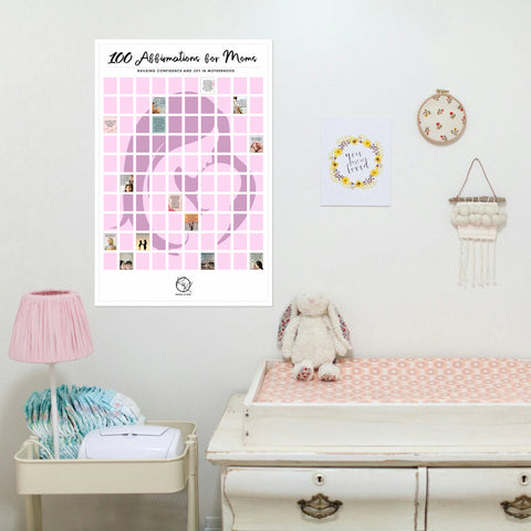 Scratch Poster - 100 Affirmations for Mom