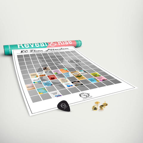 Scratch Poster - 100 Fitness Affirmations