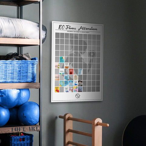 Scratch Poster - 100 Fitness Affirmations